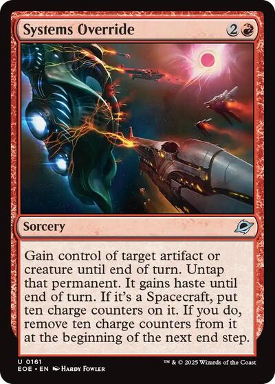 Systems Override (Edge of Eternities) Light Play Foil