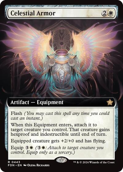Celestial Armor (Extended Art) (Foundations) Near Mint