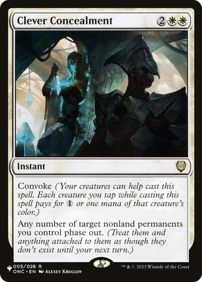 Clever Concealment (The List) Light Play