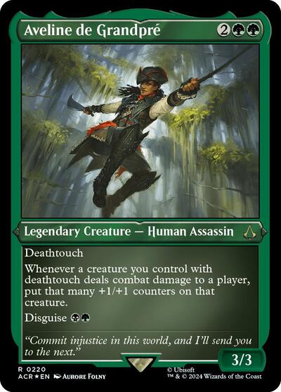 Aveline de Grandpre (Foil Etched) (Universes Beyond: Assassin's Creed) Light Play Foil