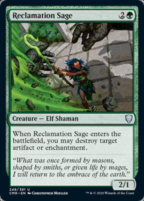 Reclamation Sage (Commander Legends) Medium Play