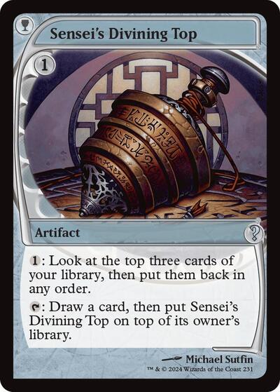 Sensei's Divining Top (Future Sight) (Mystery Booster 2) Damaged / Poor