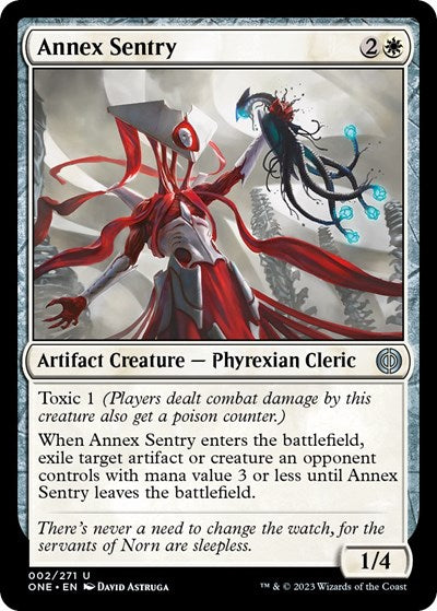 Annex Sentry (Phyrexia: All Will Be One) Medium Play