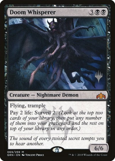 Doom Whisperer (Promo Pack: Core Set 2020) Medium Play Foil