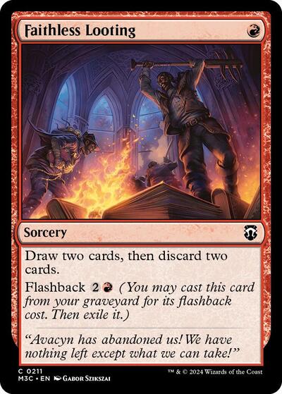 Faithless Looting (Commander: Modern Horizons 3) Near Mint