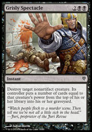 Grisly Spectacle (Duel Decks: Jace vs Vraska) Medium Play