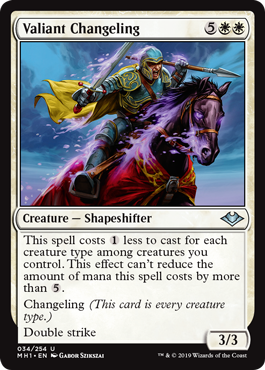 Valiant Changeling (Modern Horizons) Near Mint Foil