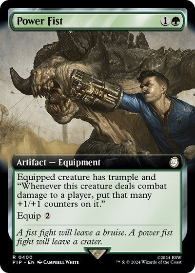 Power Fist (Extended Art) (Universes Beyond: Fallout) Near Mint Foil