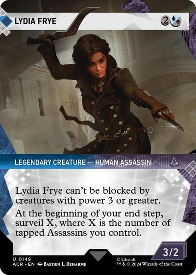 Lydia Frye (Showcase) (Universes Beyond: Assassin's Creed) Light Play Foil