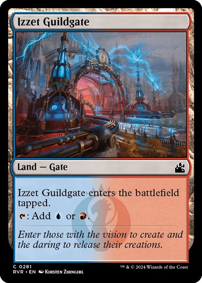 Izzet Guildgate (Ravnica Remastered) Near Mint