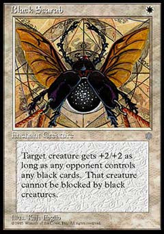 Black Scarab (Ice Age) Medium Play