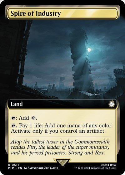 Spire of Industry (Extended Art) (Universes Beyond: Fallout) Near Mint Foil