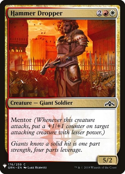 Hammer Dropper (Mystery Booster) Near Mint