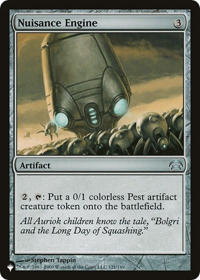 Nuisance Engine (The List) Near Mint
