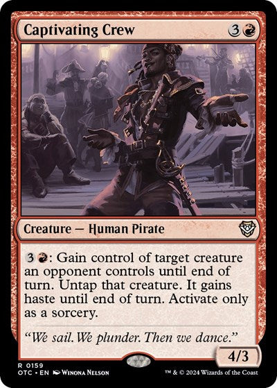 Captivating Crew (Commander: Outlaws of Thunder Junction) Light Play