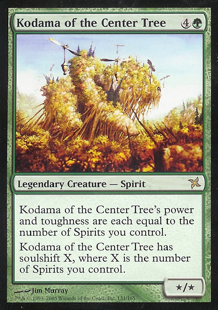 Kodama of the Center Tree (Betrayers of Kamigawa) Damaged / Poor