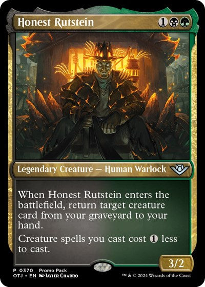 Honest Rutstein (Promo Pack: Outlaws of Thunder Junction) Near Mint Foil