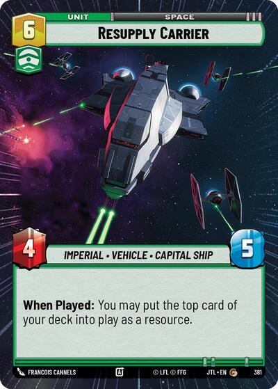 Resupply Carrier (Hyperspace) (Jump to Lightspeed) Near Mint