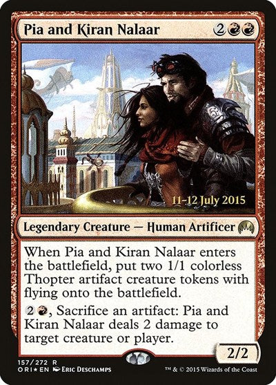 Pia and Kiran Nalaar (Promos: Prerelease Cards) Light Play Foil