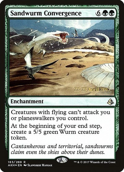 Sandwurm Convergence (Promos: Prerelease Cards) Near Mint Foil