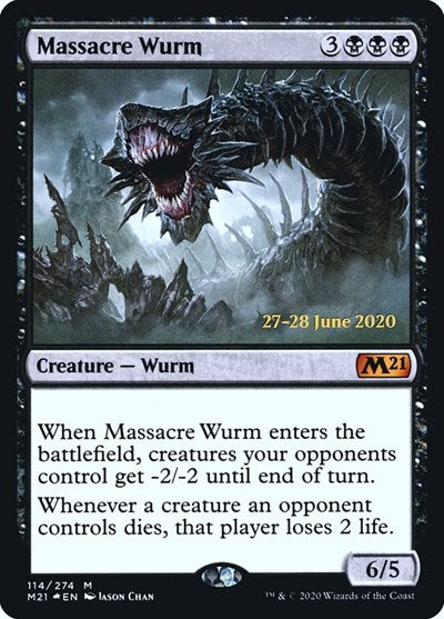 Massacre Wurm (Promos: Prerelease Cards) Near Mint Foil