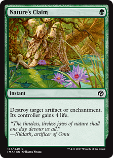 Nature's Claim (Iconic Masters) Near Mint Foil