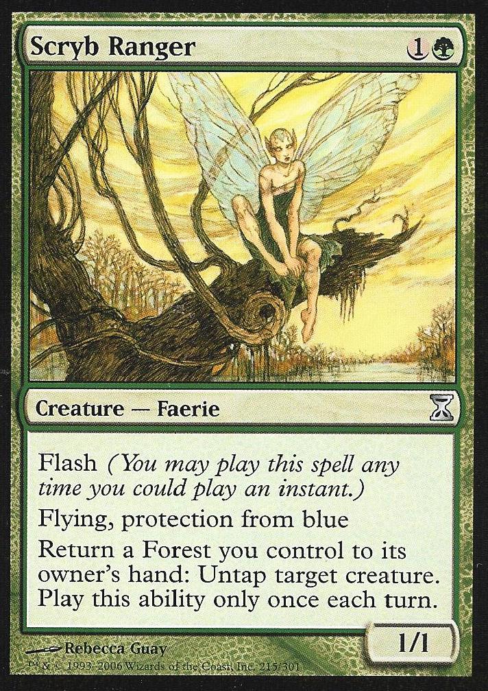 Scryb Ranger (Time Spiral) Medium Play Foil