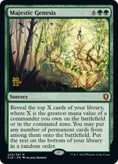 Majestic Genesis (Promos: Prerelease Cards) Light Play Foil