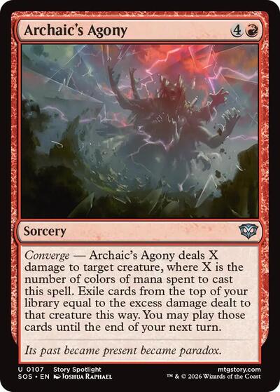 Archaic's Agony (Secrets of Strixhaven) Near Mint