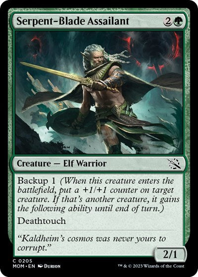 Serpent-Blade Assailant (March of the Machine) Near Mint Foil