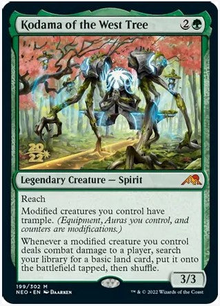 Kodama of the West Tree (Promos: Prerelease Cards) Light Play Foil
