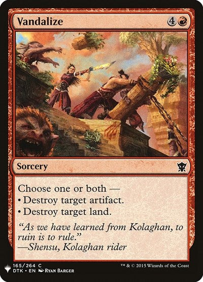 Vandalize (Mystery Booster) Near Mint