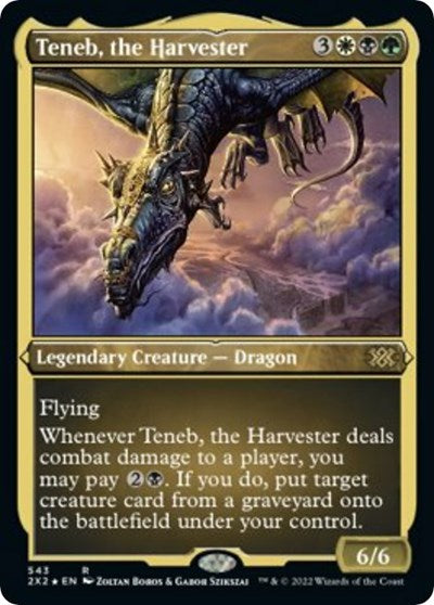 Teneb, the Harvester (Foil Etched) (Double Masters 2022) Near Mint Foil