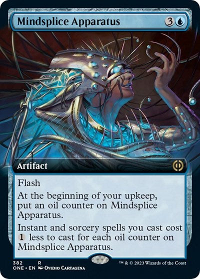 Mindsplice Apparatus (Extended Art) (Phyrexia: All Will Be One) Near Mint Foil