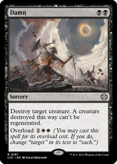 Damn (Commander: The Lost Caverns of Ixalan) Medium Play