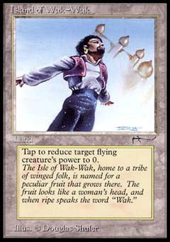 Island of Wak-Wak (Arabian Nights) Damaged / Poor