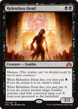 Relentless Dead (Shadows Over Innistrad) Light Play Foil