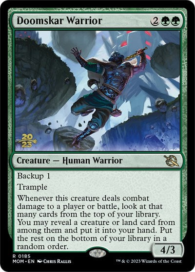 Doomskar Warrior (Promos: Prerelease Cards) Near Mint Foil