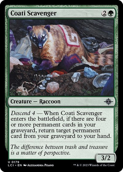 Coati Scavenger (The Lost Caverns of Ixalan) Medium Play