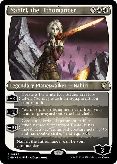 Nahiri, the Lithomancer (Foil Etched) (Commander Masters) Near Mint Foil