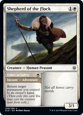 Shepherd of the Flock (Throne of Eldraine) Light Play