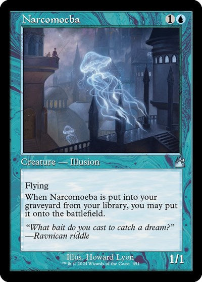 Narcomoeba (Retro Frame) (Ravnica Remastered) Medium Play