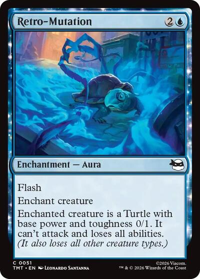 Retro-Mutation (Teenage Mutant Ninja Turtles) Medium Play Foil