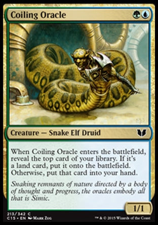 Coiling Oracle (Commander 2015) Medium Play