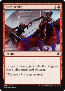 Sure Strike (Ixalan) Medium Play Foil