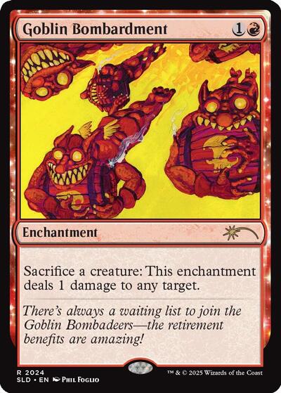 Goblin Bombardment (2024) (Secret Lair) Medium Play