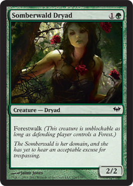 Somberwald Dryad (Dark Ascension) Medium Play