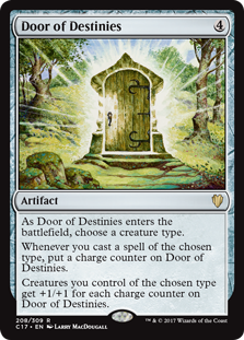 Door of Destinies (Commander 2017) Damaged / Poor