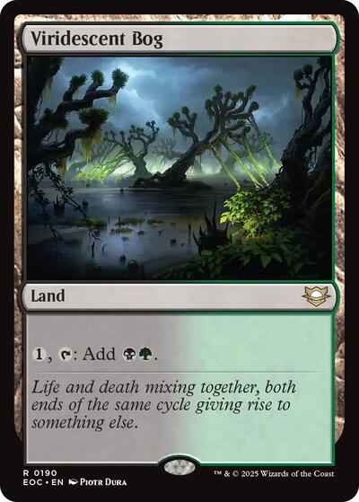Viridescent Bog (Commander: Edge of Eternities) Light Play