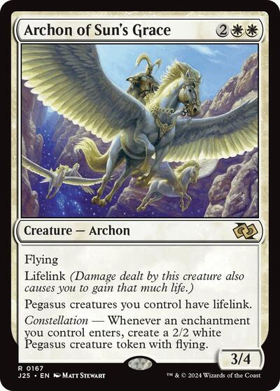 Archon of Sun's Grace (Foundations Jumpstart) Near Mint